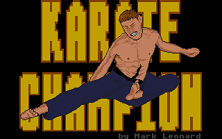 Karate Champion atari screenshot